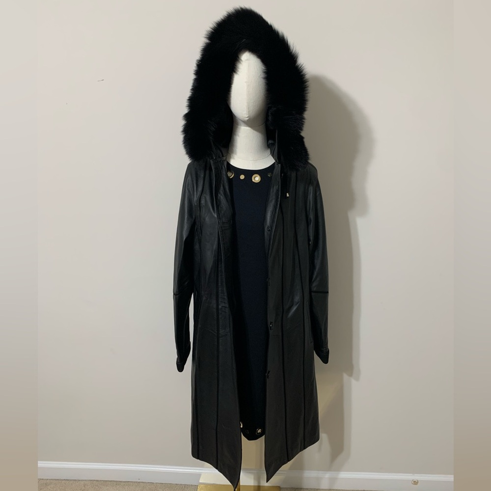 Van Gils Genuine Leather Coat